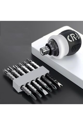 Suofeng 13'lü Çok Fonksiyonlu Ratchet Tornavida Seti: Kolay Kullanım, Uzatılabilir Vücut Ve Farklı Tip Uçlar