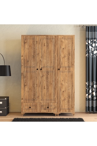 Moxen Mobilya DBC2 Çekmeceli 3 Kapılı Dolap