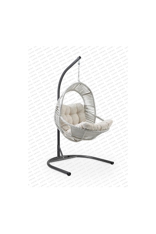 Capri Swing Nobel Tekli Rattan Bahçe Balkon Salıncağı 001