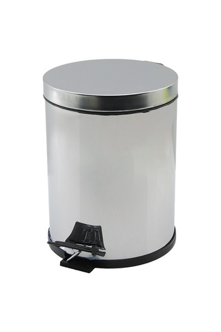 Storeşahin 5 L Pedallı Çöp Kovası - Krom Kapak 20.5 Cm X 27.3 Cm Shn0720