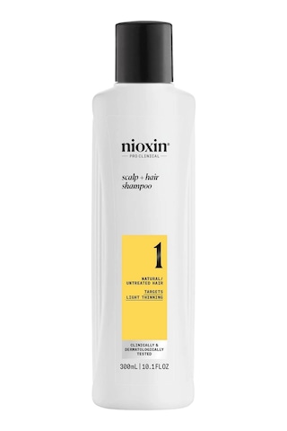 Nioxin System 1 Şampuan - İşlem Görmemiş Hafif İnce Saçlar İçin Kalınlaştırıcı Bakım 300ml Tüm Saçlar