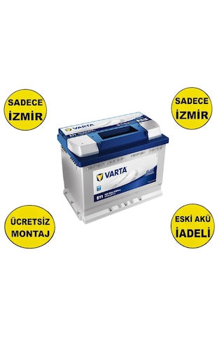 Varta Blue Dynamic E11 12 V 74 Ah 680 Cca Akü-yerinde Montaj
