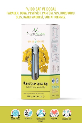 Intense Natural Ölmez Çiçek Uçucu Yağı 1 ML Intense Natural Ölmez Çiçek Uçucu Yağı 1 ML