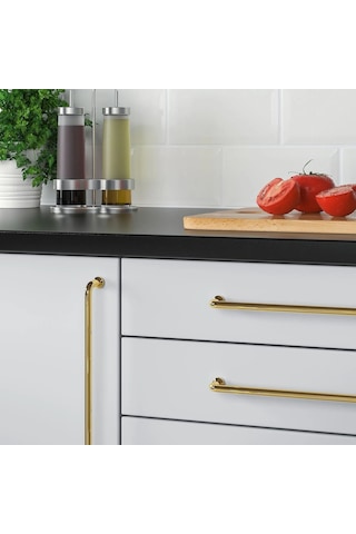 Ikea Bagganäs 2'li Mobilya Kulpu 335 Mm Altın
