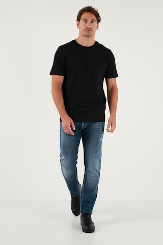 Buratti Pamuklu Regular Fit Bisiklet Yaka 5'li Paket T Shirt Erkek T Shirt 59020204s5 Siyah-vizon Yeşili-mavi-açık Gri-ekru Siyah-vizon Yeşili-mavi-açık G