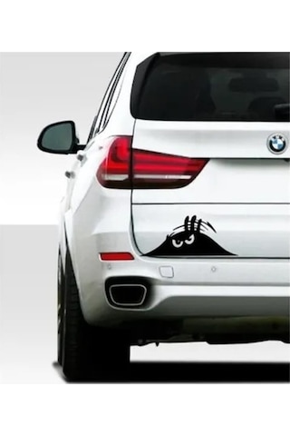 Bagajdan Bakan Adam Oto Sticker - Siyah -