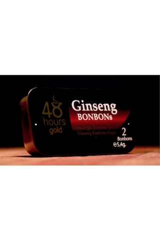 12 Adet 1 Paket 48 Hours Gold Ginseng Bonbon Şeker 2'şer adet