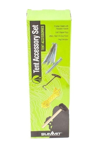 Summit Çadır Kurulum Aksesuar Seti Tent Accessories Set Siyah