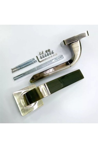 Vettore İç Mekan Kapısı İçin Bronz Renkli Olarak Ayrı Tabanlı Kapı Kolu 217137043