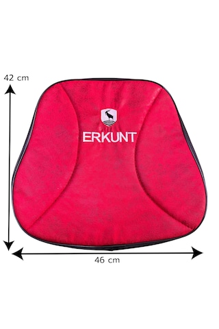Erkunt Traktör Koltuk Kılıfı Kırmızı Süngerli Kabinli Tüm Modellere Uyumlu Kılıf 1 Adet