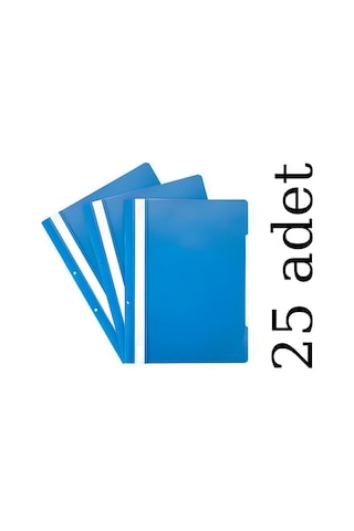 N'pratik 25 Adet Extra Mavi Telli Dosya Seti - Pratik Ve Dayanıklı Belge Düzenleyici