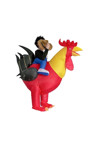 Şişme Horoz Kostüm, Şişme Süslü Elbise Ve Cadılar Bayramı