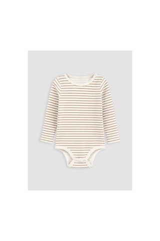 Lc Waikiki Alıta Cıty Farkıyla Lcw Baby Ekru Oval Yaka Erkek Bebek Çıtçıtlı Body Ekru - 929731858 Ekru