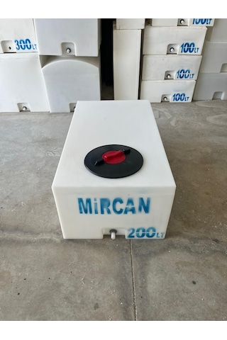 200 Lt Kare Su Deposu Tankı Bidonu Karavan