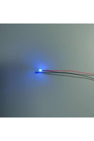 Xindoker Model Araç Işıklandırması İçin 20 Adet Mavi 0805 Smd Led, 0.34mm Tel Ve 30cm Uzunluk Diğer