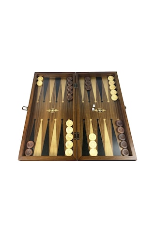 Helena Wood Art Eko Klasik El Yapımı Damalı Ahşap Tavla Ve Satranç Seti