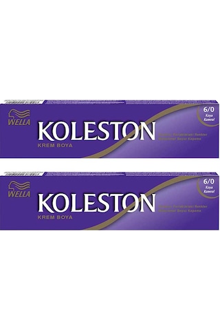 Wella Koleston Sıngle Tüp Boya 6/0 Dark Blonge 2x Paket