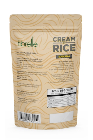 Fibrelle Rice Cream Muz 1 Kg