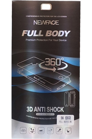 Chtech Samsung Galaxy G925 S6 Edge Uyumlu Ön Koruma 360 Full Kaplama