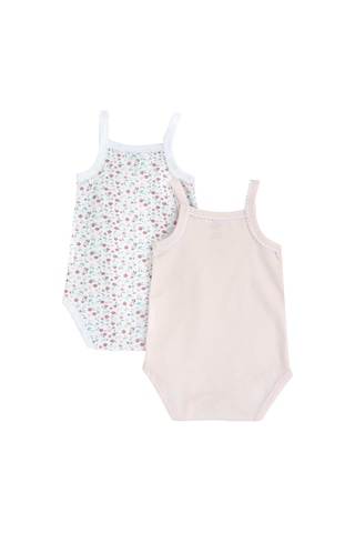 Chicco Kız Bebek 2li Askılı Body Set 09101765000000 000011 Pembe