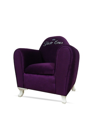 İsimli Kişiye Özel Çocuk Koltuğu 1-6 Yaş - Mor