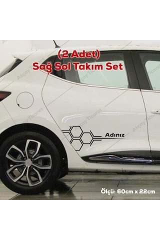 Isme Özel Kapı Altı Sticker Isme Özel Sticker Isim Oto Sticker