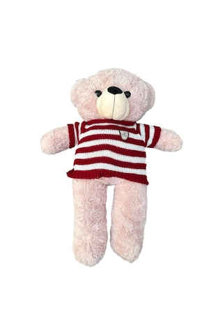 Kazaklı Kaliteli Peluş Ayıcık Uyku Arkadaşım Hediyelik Peluş Ayı 75 Cm Pembe Pembe
