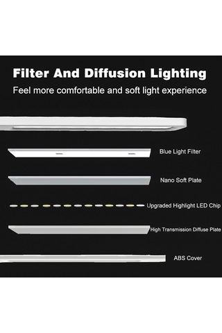 Cbtx Tb-76s Dokunmatik Kontrol Led Masa Lambası Göz Koruması Kısılabilir Masa Lambası, Usb İle Çalışan
