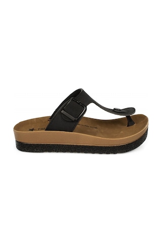 Twigy Ss1060f Tw Aris Parmak Arası Siyah Çocuk Terlik-1574 Ss1060 Siyah