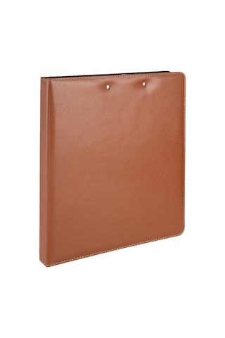Evrak Sunum Tanıtım Firma Klasörü Sekreterlik A4 150 Yaprak Kapasiteli Ring Binder File Vegan 26,5x32 Cm. Taba
