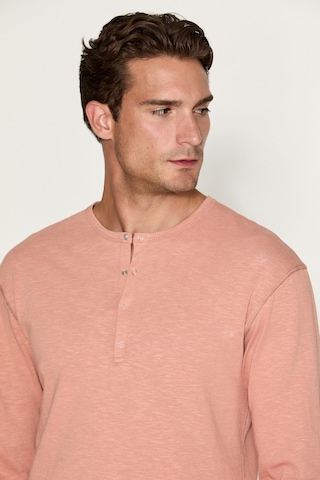 Grimelange Tachan Erkek Patlı Uzun Kollu Pembe T-shirt