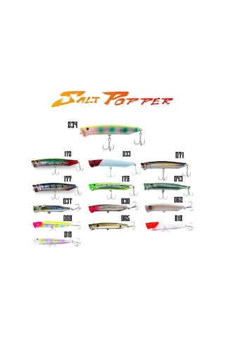 Fujin Salt Popper Sp120sw Sahte Balık, 071 Cute Anchovy