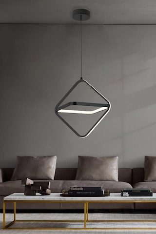 Eray Aydınlatma 504 Sarkıt Siyah Led Avize