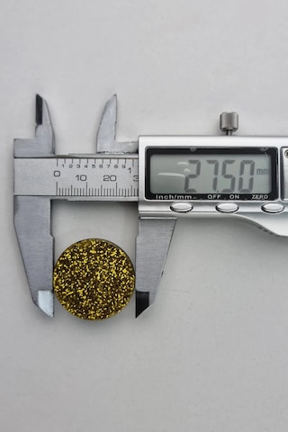 Büyük Boy Akrilik Simli Pembe Kaban Çeket Hırka Yelek Düğmesi 5 Adet