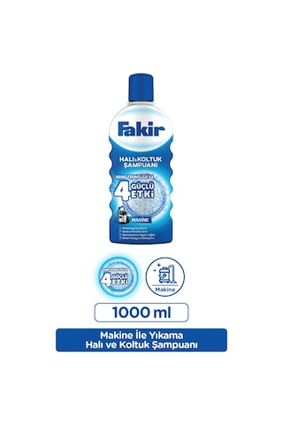Fakir Nano Teknoloji ile Makine Halı ve Koltuk Şampuanı 1 L