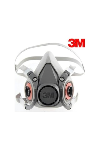 3M 6200 Yarım Yüz Maskesi + 3M 6057 Abe Filtre + 3M 5935 P3