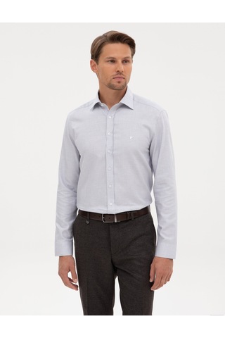 Pierre Cardin Erkek Açık Lacivert Gömlek Desenli 50313798-vr059 Açık Lacivert