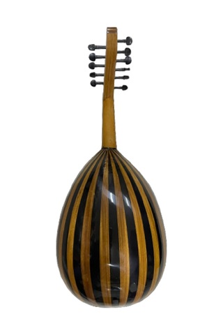 Üst Kalite Ud Kanada Kapaklı Kenar İşlemeli Ceviz-siyah Maun