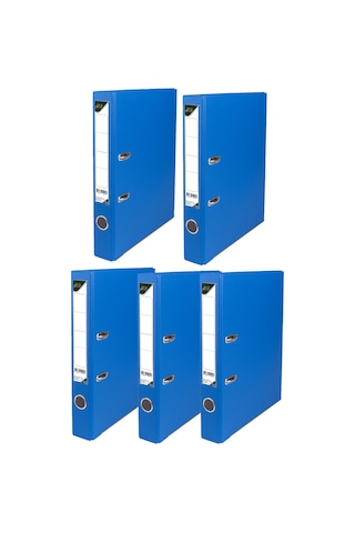 Gen-of Plastik Klasör Dar Mavi 5 Li