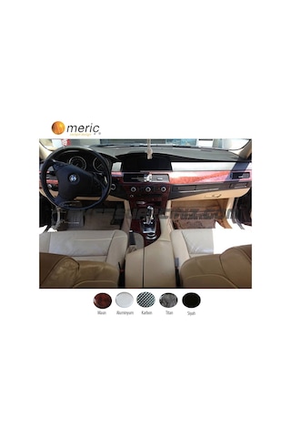 Meriç® Bmw 5 E60 / E61 Ön Torpido Kaplama 8 Parça 2003-2009 (530158421)