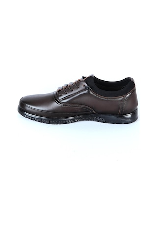 Dropland 7863-2 Antik Kahve %100 Deri Erkek Casual Ayakkabı Siyah