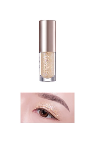 Missha Işıltılı ve Parlak Glitter Likit Göz Farı No.2 Interstellar Glitter Prism Liquid Eyeshadow Topper