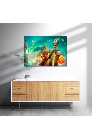 Cakasepetim Rick Ve Morty Dragon Ball Ahşap Mdf Tablo