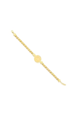 Çeyrek Ziynet Altın Bileklik Pullu Zincirli