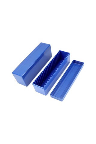 Anjiexun Adet Madeni Para Levha Saklama Kutusu 20 Levha Madeni Para Tutucuyla Uyumlu, Mavi Mavi