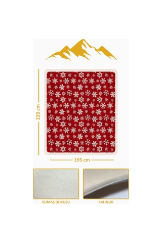 Soft Touch Çift Kişilik Modern Konfor Serisi Termal Battaniye Ybt0038 Renkli