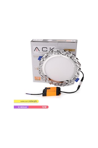 AH04-11205 12W 3000K Günışığı Sıva Altı Dekoratif Led Spot Panel