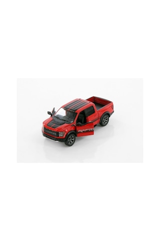 Kinsmart 2022 Ford F-150 Raptor Pickup Livery Edition Kırmızı