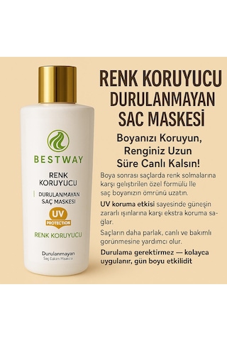 Bestway Renk Koruyucu Durulanmayan Saç Maskesi