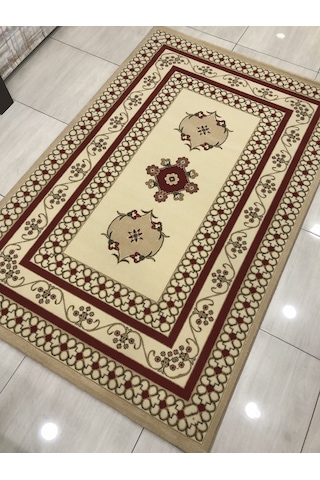 Saray Halı Gold Serisi 2165 Krem 150X230 %100 Yün Halı 4 M2 Krem